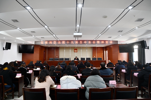 伍家岗区法院召开学习贯彻党的十九届五中全会精神宣讲会1_副本600.jpg